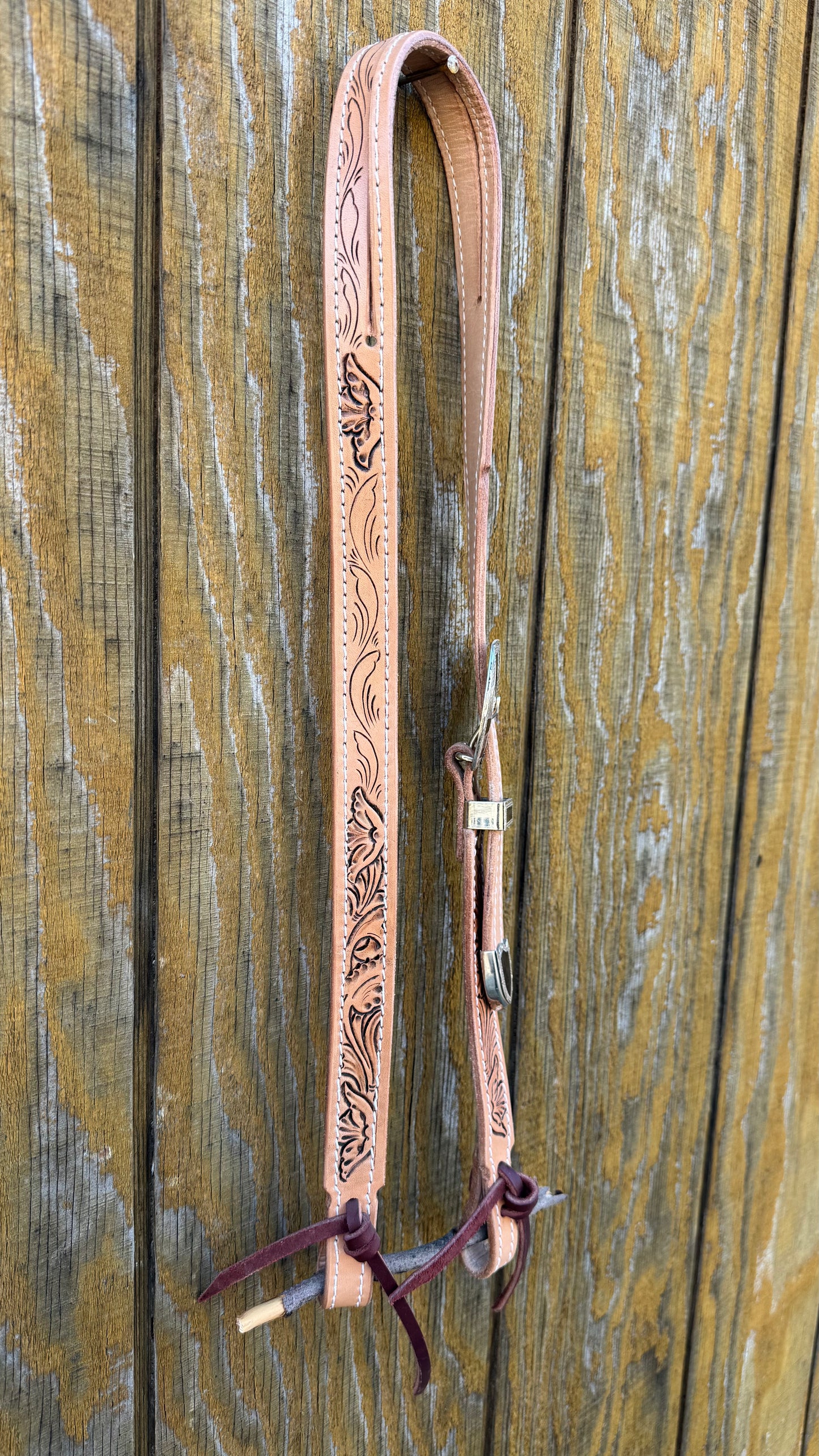 Hand Tooled Split Ear Headstall