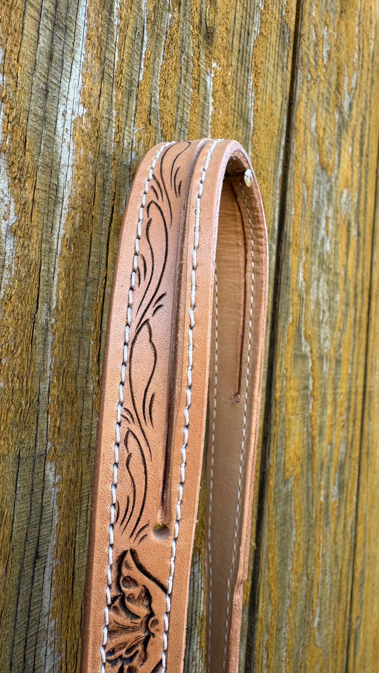 Hand Tooled Split Ear Headstall